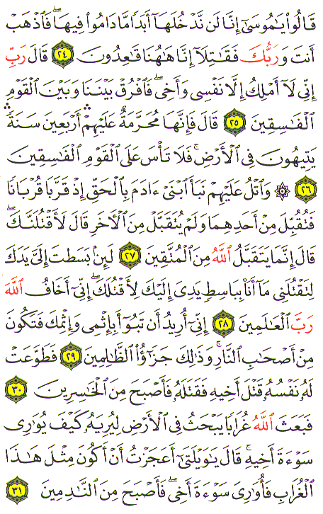 Al-Qur'an page : 112