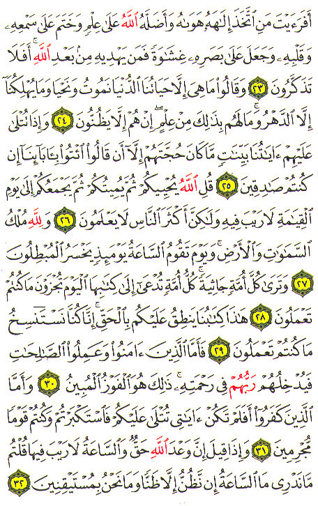 Al-Qur'an page : 501